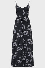 Cottage Chorus Maxi Dress [BLACK AND WHITE]