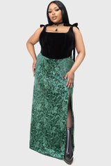 Emerald Envy Maxi Skirt