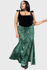 Emerald Envy Maxi Skirt