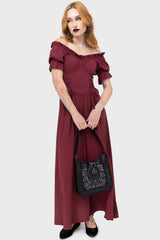 Jocasta Maxi Dress Short Sleeve [RED]