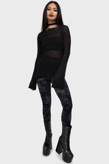 Midnight Rose Leggings