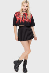 Nightshade's Curse Mini Skirt [BLACK]