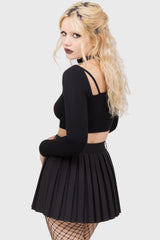 Nightshade's Curse Mini Skirt [BLACK]