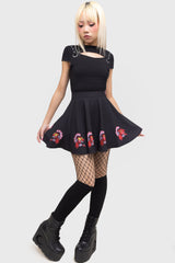 Oh So Evil Skater Skirt