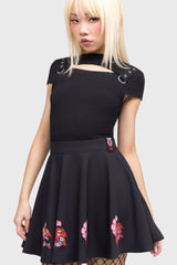 Oh So Evil Skater Skirt