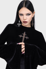 Serenade Of Shadows Mini Dress