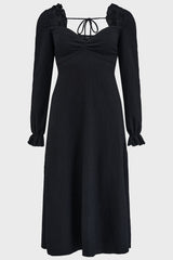 Shadow Weave Maxi Dress